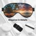Hawaiian Beach Palm Trees Eye Mask - Soft Travel Unisex Sleep Shade for Yoga & Shift Work - Buy Online on GoSupps.com