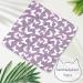 Dog Hollow Cloth Bibs - Triangle Design for Small Medium & Large Dogs & Cats - Violet Butterfly Pattern - 2 Piece Multi-Colored Set - Buy Online on GoSupps.com