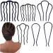 LAPOHI 6 Piece U Shape Hair Combs Hair Fork for Women Accessories  Hair Side Combs for Updo Bun  French Style Hair Sticks Forks for Vintage Hairstyle French Twist Hair Tool