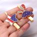 Patriotic Rhinestone American Flag Hair Clip for 4th of July Celebration - Buy Online on GoSupps.com