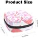 Guantierendiy Pink Butterfly Print Menstrual Cup Pouch & Sanitary Napkin Storage Bag - Large Capacity Travel Organizer (Color 11) - Buy Online on GoSupps.com