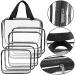 APREUTY Clear Makeup Bags Set - TSA Approved 6 Pcs Cosmetic Travel Bags with Zipper Handle for Airport Organization - Buy Online on GoSupps.com