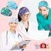 Nurse Headbands with Button - 20 Pcs Non Slip Elastic Hair Bands for Mask Ear Protection - Wide Head Wraps for Women Men Athletic Activities - Buy Online on GoSupps.com