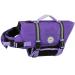 Vivaglory Ripstop Dogs Rescue vest For Small Medium Boat Dog Wallpage with improved buoyancy & visibility purple S: 43-53cm (chest circumference) Lila
