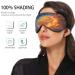 WELLDAY Basketball in Fire and Water Night Sleep Mask - Soft Comfort Eye Shade for Men and Women - Adjustable Strap for Complete Light Blockout - Buy Online on GoSupps.com