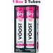 Voost Beauty Biotin Vitamin E C Collagen Effervescent Tablet 40ct - Strawberry Kiwi Flavor, Sugar-Free, Low Calorie - Hair Skin Nail Support - Buy Online on GoSupps.com
