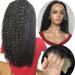 WENYU 24 Lace Front Wigs for Black Women - Curly 13x4 Human Hair, Pre-Plucked with Baby Hair, 150% Density, Brazilian Natural Black - 9A Quality - Buy Online on GoSupps.com
