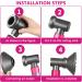 Diffuser and Adapter for Dyson Airwrap Styler for Airwrap Styler in a Hairdryer Combination Hairdryer Accessories Adapter for Dyson Easy to Install (1 Diffuser 1 Adapter) - Buy Online on GoSupps.com