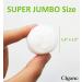 Cliganic Organic Super Jumbo Cotton Balls - 200 Count Pack, Biodegradable & Hypoallergenic - Large, Absorbent & Pure - Buy Online on GoSupps.com