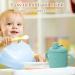 ADOCHAM Silicone Sippy Cup for Baby 6 months+ | Food Grade Toddler Training Cup | Spill Proof Straw Cup BPA-Free | 5oz (Green) - Buy Online on GoSupps.com