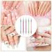 5-Piece Nail Art Dotting Tools Set - Silicone Brushes for DIY Nail Design & Manicure - Buy Online on GoSupps.com