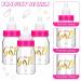 100 Pcs 3.5 Inch Baby Shower Mini Milk Bottles with It's A Girl Stickers - Pink DIY Party Favors for Girls - Buy Online on GoSupps.com