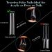 LIONVISON 3XL Extra Long Nail Tips 200Pcs - Custom Coffin False Nails - Clear Fake Tips for Manicure - Press On Nails for Salon & Home - Long Square Nail Tips - Buy Online on GoSupps.com