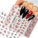 Manicure Cupid Cartoon Valentine Nail Art Stickers Love Heart 3D Decals Letters(STZ-G073) - Buy Online on GoSupps.com
