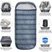BISINNA XXL 3-4 Season Sleeping Bag for Big & Tall Adults - Waterproof, Lightweight & Warm - Perfect for Camping, Backpacking & Hiking - Gray - Left Zip - Buy Online on GoSupps.com
