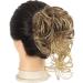 Claw Messy Bun Hairpiece Clip | Wavy Curly Chignon Updo | Synthetic Ponytail for Women & Girls - Buy Online on GoSupps.com