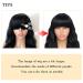 LuxeMelan Black Long Wavy Synthetic Bang Wig - Ocean Wavy Machine Wig for Women | Beginner-Friendly & No Glue Needed - Ideal for Cosplay & Parties - Buy Online on GoSupps.com