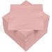 HEKU 100 single-colored napkins 3-layer 33x33cm i Uniform quality for events & gastronomy I practical 5-pack I highly absorbent and stylish pink