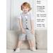 Mint Green Baby Boy Gentleman Suit | Herringbone Wedding Outfit 5-6 Years Light Grey - Buy Online on GoSupps.com