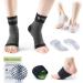 Plantar fasciitis Foot pain relief kit compression socks silicone heel protection padded foot vaults gel inserts & spiky massage ball fast relief of foot pain (L/XL)
