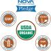 Nova Nutritions Certified Organic Cinnamon Powder 16 OZ (454 gm) - Premium Cinnamomum Verum Bark - Buy Online on GoSupps.com