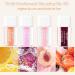 Fruit Pearlescent Plumping Lip Oil | Hydrating Lip Glow Tinted Balm | Long Lasting Nourishing Gloss | Non-Sticky Glitter Shine Primer Lip Tint - Mix - Buy Online on GoSupps.com