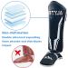 Muay Thai Kickboxing Shin Guards - Non-Deformation Leg Protection Pads for Martial Arts Training - Adjustable and Non-Slip - Men and Women - Black - Buy Online on GoSupps.com