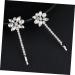 minkissy Rhinestone Bobby Hairpins Bobby for Women Bling Bobby Crystal Hair Pin Decorations Metal Hair Clips for Women Hairpins Hair for Women Trendy Hair Clips Ponytail Miss Girl - Buy Online on GoSupps.com
