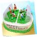 COLLBATH 8pcs First Pastel Party Decorations Soccer Cake Topper Flag Football Ornament Cocktail Picks Capacillos Para Cupcake Cake Decorating Figurine Soft Birthday Party Supplies - Buy Online on GoSupps.com