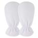 Segbeauty Gants de bain en paraffine Blanc Taille L