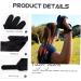 Anneome Archery Finger Stall Mittens Bow and Finger Glove Three Finger Archery Gloves Leather Gloves Archery Equipment Portable Shooting Glove Wear-resistant Archery Equipment Black Major 20x10cm Black - Buy Online on GoSupps.com