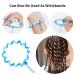 Manuqia Colorful Braided Rubber Hair Twister Clips - 12 PCS | Hair Styling Accessories for Girls & Women | Elastic Hair Rope | Cute Hairband for Kids - Buy Online on GoSupps.com