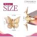 JASVERLIN Mini Butterfly Hair Clips 50pcs - Non-slip Metallic Silver Gold Hair Claws | Y2K 90s Small Tiny Hair Accessories for Women Girls | 2000s Hair Clips Organizer - Buy Online on GoSupps.com