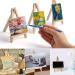 Mini Canvas Painting Set - Cridoz 47pc Kit with Primed Canvas, Easel, Acrylic Paint, Brushes & Palette for Kids Artists - Buy Online on GoSupps.com