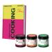 Rimoco gift set "Simple & Clever Cooking" - Contents: Simple & Clever cookbook Piment D ESPECIAL 70G herbs of Provence 35G Ras El Hanout 50g Set: "Simple & Clever cooking"