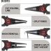 Booms Fishing X02 Aluminium Saltwater Fishing Pliers Kit - Hook Remover, Split Ring Pliers, Braided Line Cutters - X12_7 inch_Gun Color - Buy Online on GoSupps.com