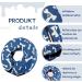 Supet Halskrause Inflatable Dog & Cat Collar | Adjustable Post-Op Protective Blue Bone Collar (L: 27.9-35.6cm) - International Shipping - Buy Online on GoSupps.com