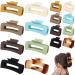 16 Pack Hair Clips Large 4.1 Inch Claw Clips 2 Inch Small Hair Clips for Hair Rectangle Hair Claw Clips for Thick Hair and Thin Hair Hair Clips for Women Hair Barrettes
