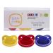 LittleForBig Adult Pacifier 3-Pack - DarkBlue, Red, Yellow - BigShield Design - Buy Online on GoSupps.com
