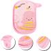 Beavorty Pink Bath Pouf & Scrubber Accessories for Newborns | Comfortable Bathing Tool for Kids - Perfect Shower Companion - Buy Online on GoSupps.com