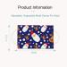 50Pcs Disposable Face Masks for Women with Elastic Ear Loop 3 Ply Breathability Comfort Colors Floral Halloween Mask (F-008) - Buy Online on GoSupps.com