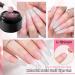 U-shinein 2x15ml Solid Nail Glue Gel - Acrylic & Press-On Nail Tips Translucent Pink & Transparent for Nail Art Manicure - Buy Online on GoSupps.com