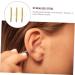 PartyKindom Ear Cleaning Supplies 3pcs Earwax Removal Tools Non-Slip Design for Dry and Oily Earwax - Buy Online on GoSupps.com