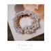 Muior 3Pcs Champagne Pearl Elastic Hair Ties for Women and Girls - Chic and Elegant Ponytail Holders - Buy Online on GoSupps.com