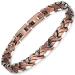 Rainso Elegant women's magnetic therapy bracelet made of pure copper magnetic field therapy bracelet women's health magazine therapy bracelet exquisite packaging 21.5 Centimeters