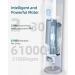 7am2m Sonic Electric Toothbrush with 6 Brush Heads for Adults and Kids Wireless Fast Charge One Charge for 60 Days 5 Modes with 2 Minutes Built in Smart Timer Electric Toothbrushes(Light Blue) No Travel Case Blue - Buy Online on GoSupps.com