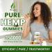 Hemp Gummies 3 Packs High Potency - for Sleep Pain Anxiety - Pure Organic Supplement - with Natural Hemp Oil Extract Gummy Edibles Vegan Non-GMO - Buy Online on GoSupps.com