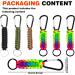 Buy Megyad 10-Piece Paracord Karabiner Set - Colorful Black Green & Khaki Braided Lanyards for Outdoor Camping & Fishing | Top Quality Clips - Buy Online on GoSupps.com