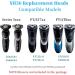 SH50 Replacement Heads for Series 5000 Shavers - 3 Silver Compatible Heads for Optimal Performance | Buy Now - Buy Online on GoSupps.com