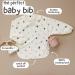Bubba Bear Baby Long Sleeve Weaning Bib Set | Toddler Led Feeding Accessories for 6+ Months | Waterproof Apron Cape for Babies | Beige Confetti Design - Buy Online on GoSupps.com